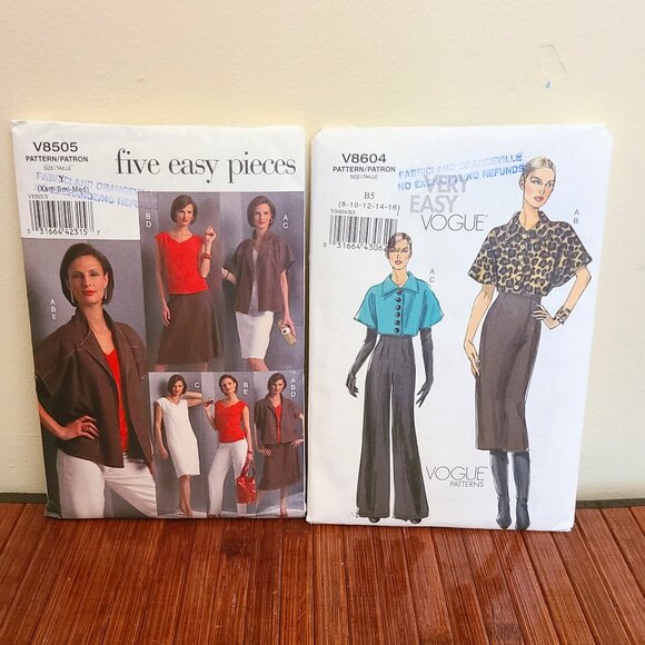 Vintage Vogue Patterns - Very Easy Vogue/5 Easy Pieces - Picture 1 of 7